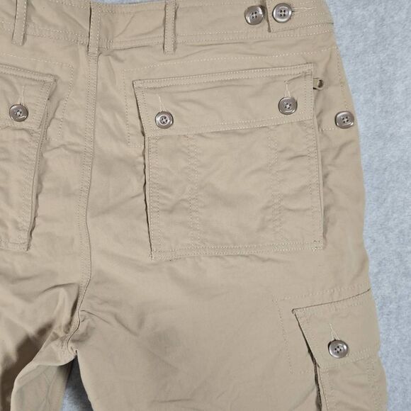 Clothing Arts Shorts Cargo P Cubed Beige Sz 32 Pick Pocket Hiking - Picture 6 of 10